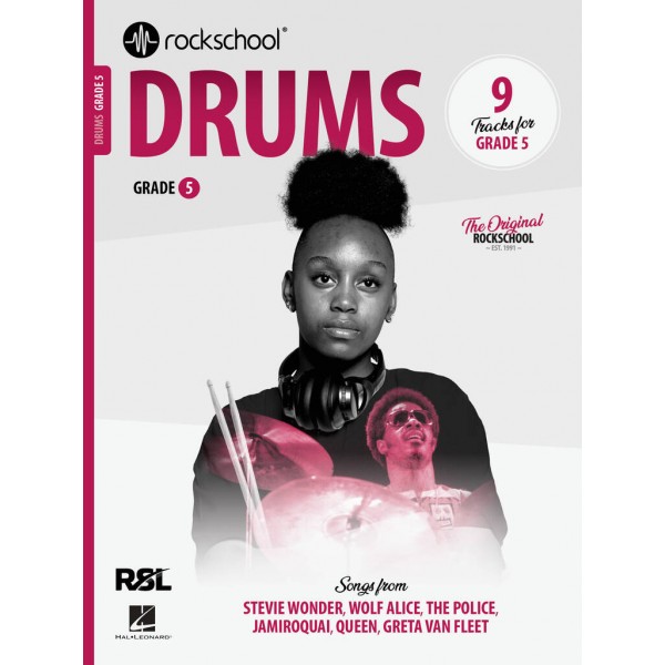 Rockschool Drums Grade 5 2024 (Book/Audio)